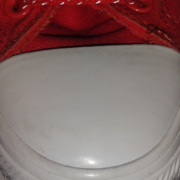 Converse All Star - Hi Top 153794F - shoe Size: 8 - Signal Red/White - - Picture 10 of 15